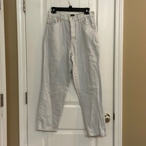 BDG Off-White Straight Leg Jeans Relaxed Fit